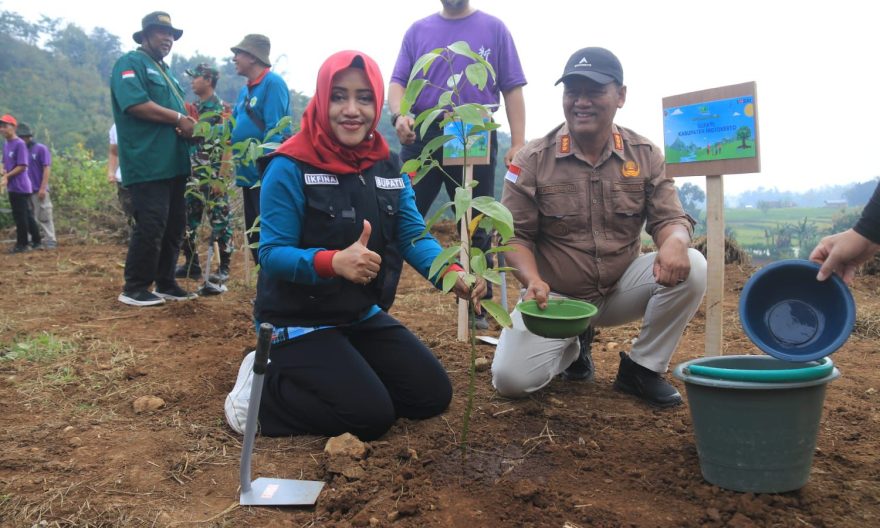 penanaman pohon bersama DLH
